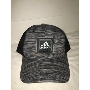 Adidas Black & Gray Flexfit Fitted Breathable Baseball Cap